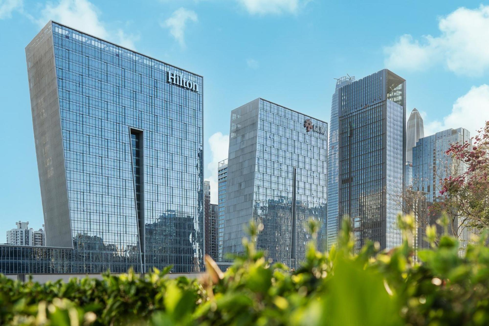 Hilton Shenzhen Futian: Metro-Adjacent, Convention Center Proximity Hotel Exterior photo